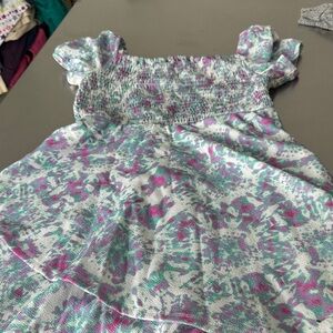 Chic Kids Dress with Floral Pattern